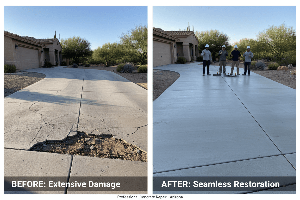 Concrete Stairs & Landing